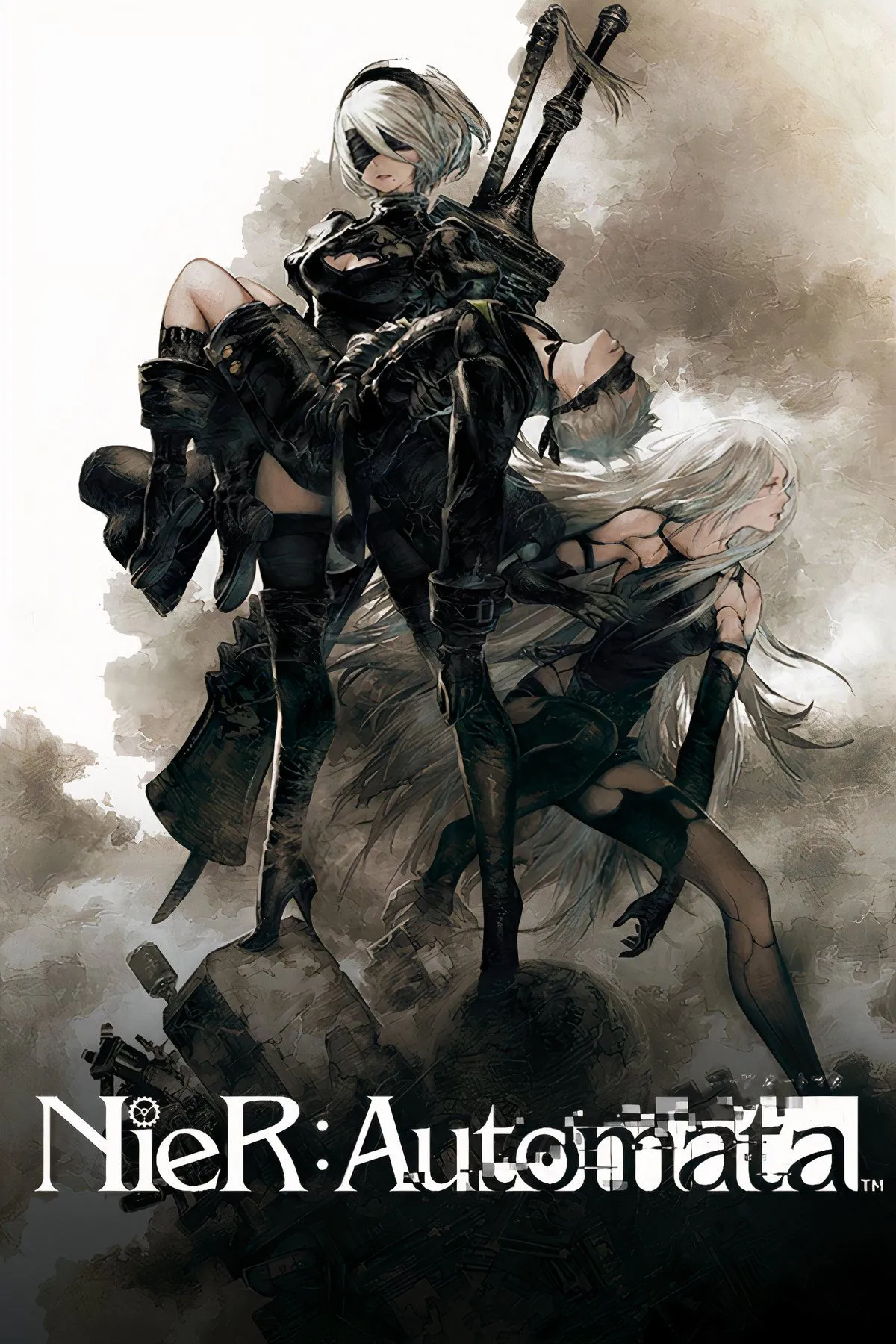 2B, 9S và A2 trong NieR Automata