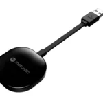 Adapter Motorola MA1 màu đen nhỏ gọn, giải pháp nâng cấp Android Auto không dây cho xe hơi