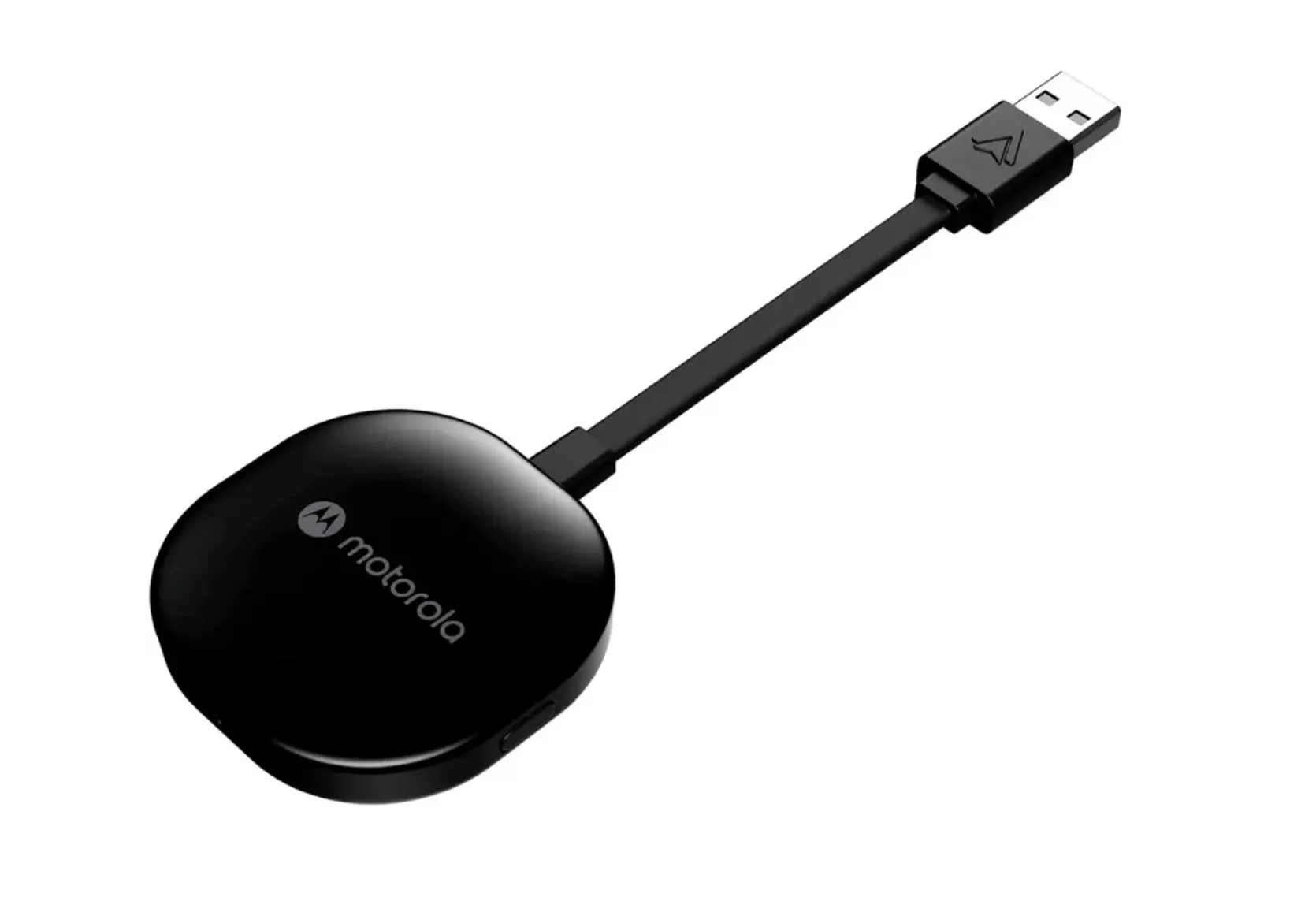 Adapter Motorola MA1 màu đen nhỏ gọn, giải pháp nâng cấp Android Auto không dây cho xe hơi
