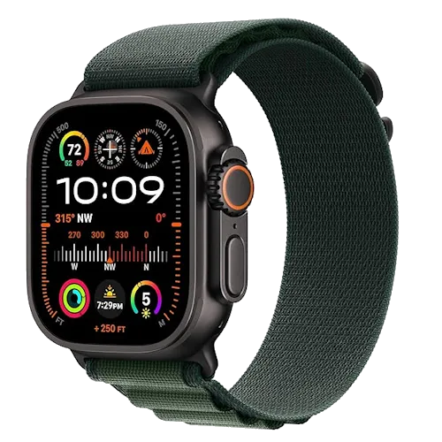Apple Watch Ultra 2, minh họa khả năng phê duyệt yêu cầu xác thực và thanh toán trên Mac.