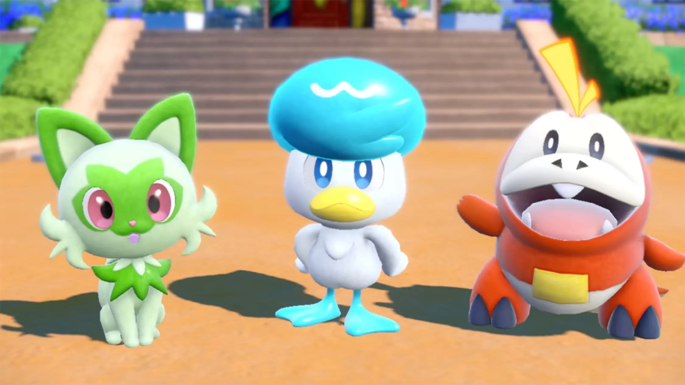 Ba Pokémon khởi đầu trong Pokémon Scarlet và Violet, đại diện cho những thế hệ game Switch với nhiều tranh cãi về chất lượng đồ họa và hiệu năng.