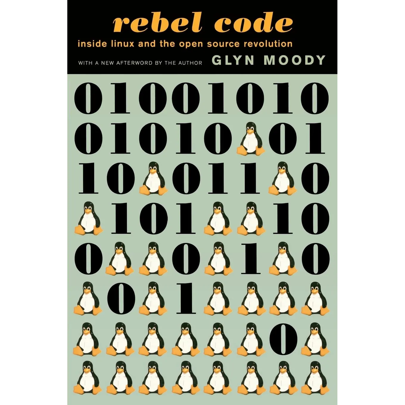 Bìa sách "Rebel Code: Inside Linux and the Open Source Revolution" - tài liệu quan trọng về lịch sử Linux và mã nguồn mở.