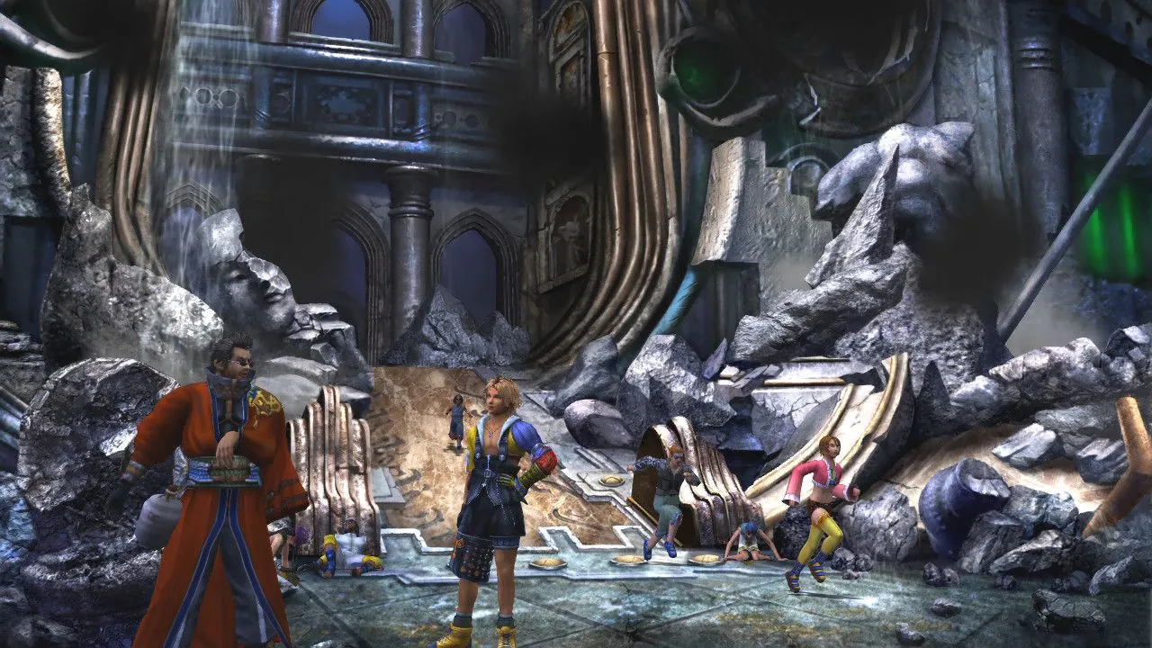 Bức ảnh chụp màn hình chính thức của Final Fantasy X Remastered