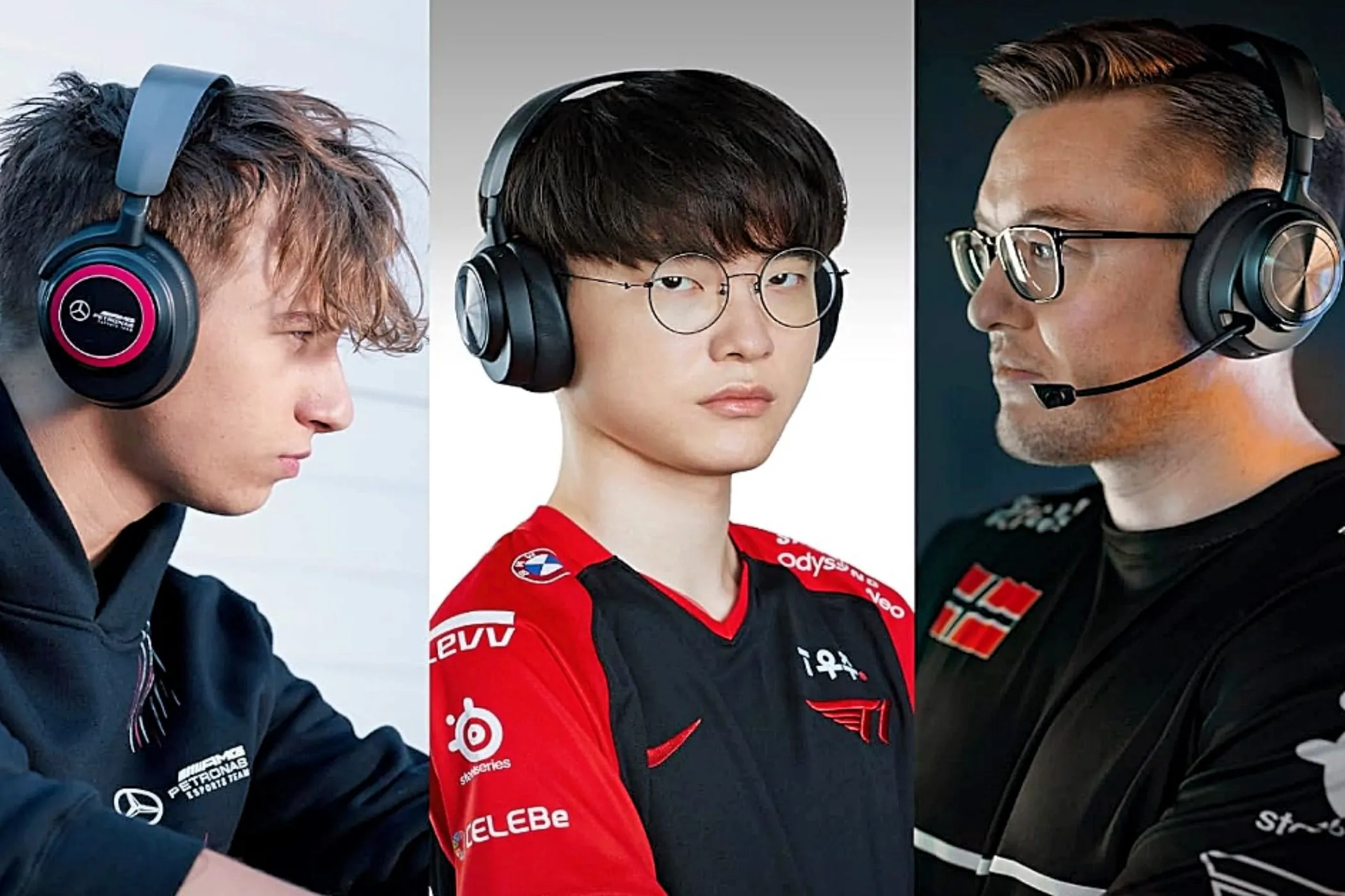 Các thành viên đội tuyển eSports chuyên nghiệp sử dụng tai nghe SteelSeries Arctis Nova Pro, thể hiện sức hút của thể thao điện tử