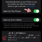Cách bật sao lưu iCloud tự động cho iPhone