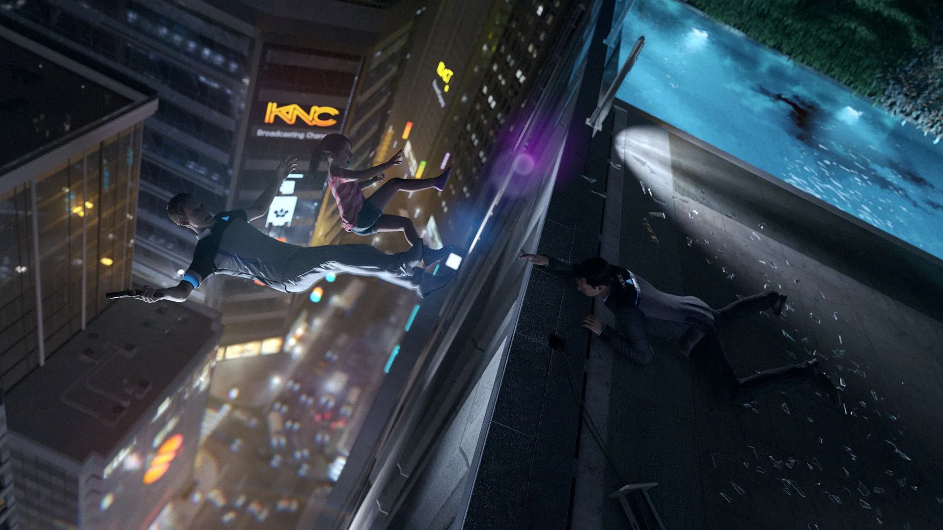 Connor thất bại trong việc cứu Emma trong Detroit: Become Human, minh họa cho những hậu quả khó lường từ các quyết định.
