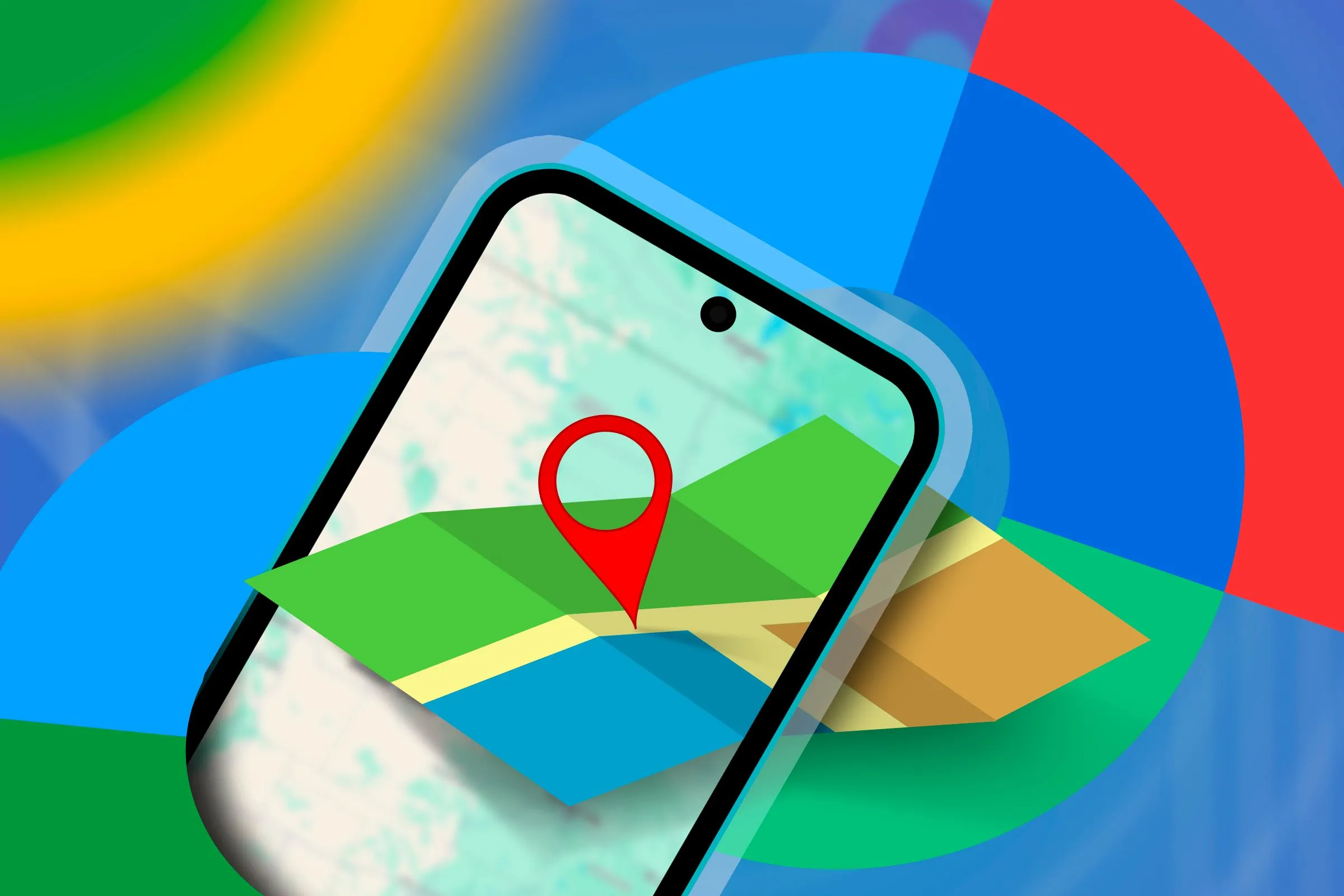 Điện thoại Android hiển thị biểu tượng Find My Device với bản đồ định vị
