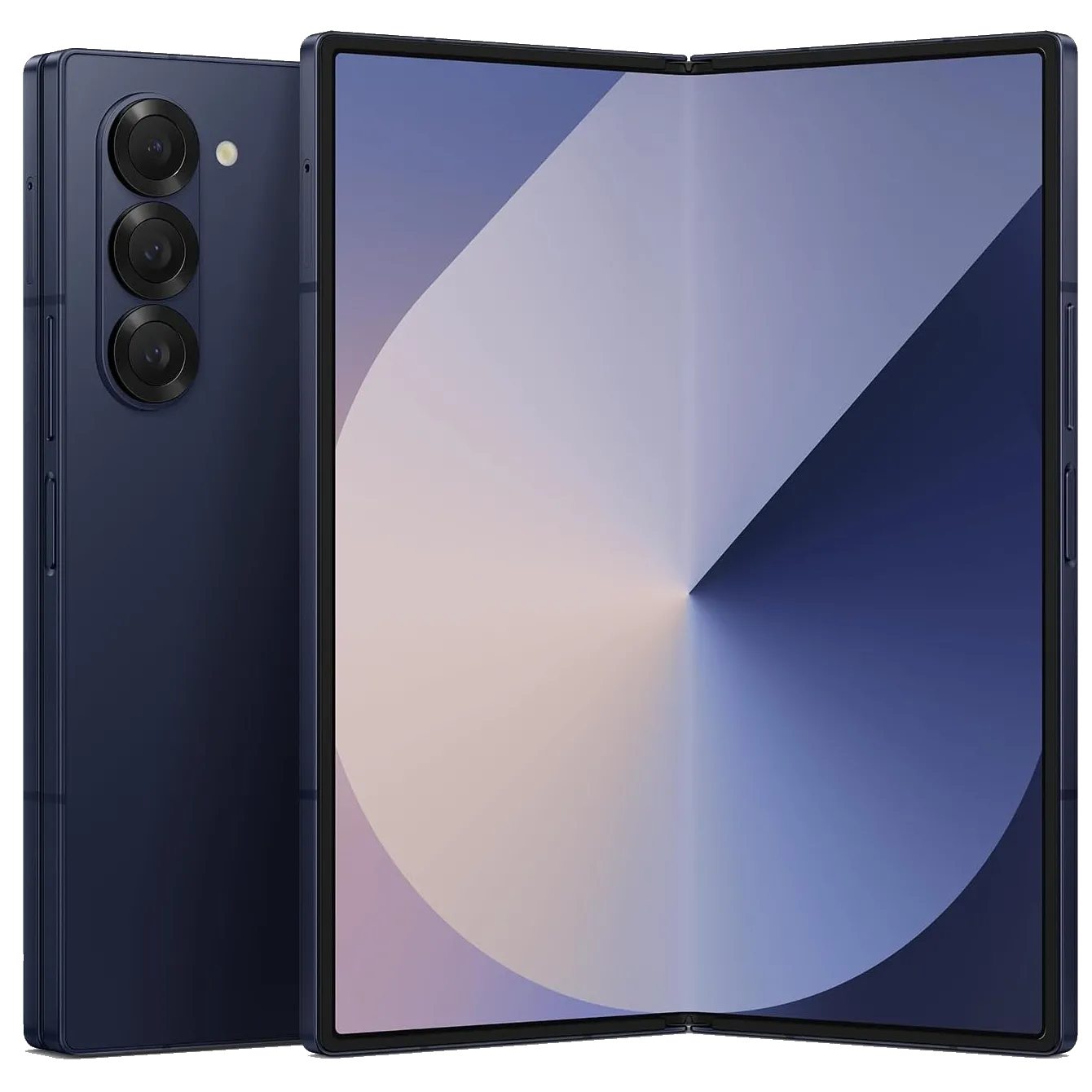 Điện thoại gập Samsung Galaxy Z Fold 6 với màn hình lớn mở ra, minh họa cho thiết bị di động có thể thay thế nhu cầu PC.