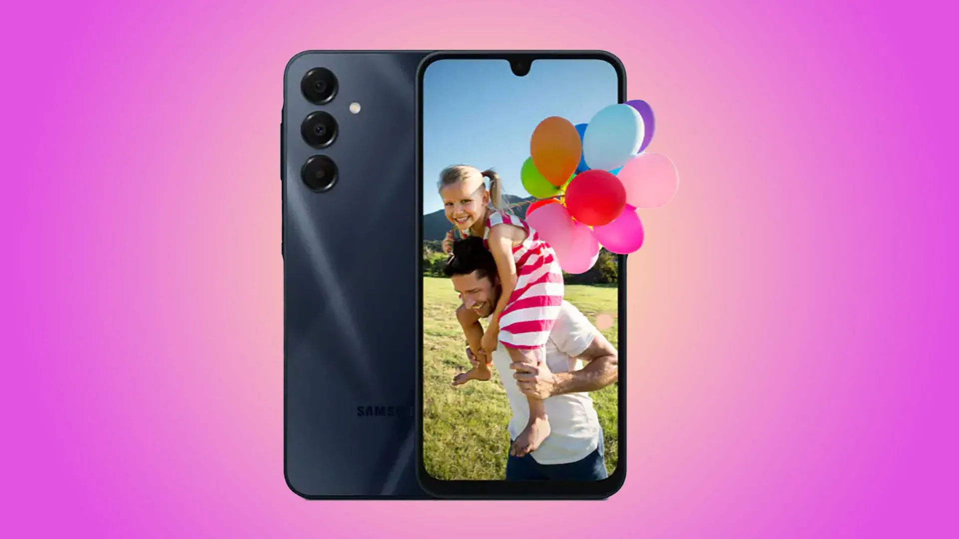 Điện thoại Samsung Galaxy A16 5G với màn hình lớn hiển thị giao diện One UI, cho thấy độ sáng và màu sắc sống động của màn hình AMOLED.