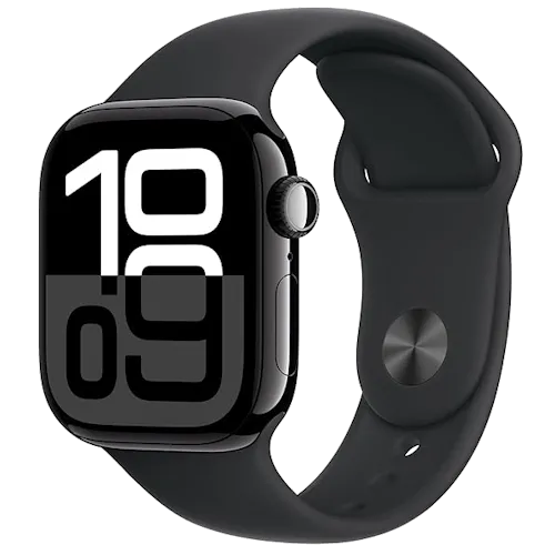 Đồng hồ Apple Watch Series 10 trên cổ tay, minh họa tính năng mở khóa Mac tự động.