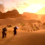 Game thủ Helldivers 2 đối đầu quái vật Terminids ngoài hành tinh trong bối cảnh chiến tranh thiên hà.