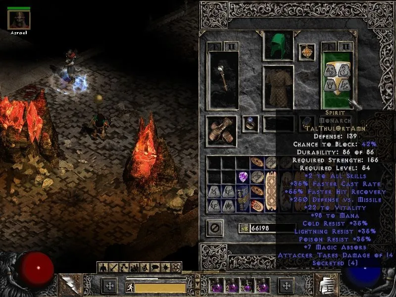 Hệ thống runeword trong Diablo II: Lord of Destruction, minh họa độ sâu của cơ chế vật phẩm