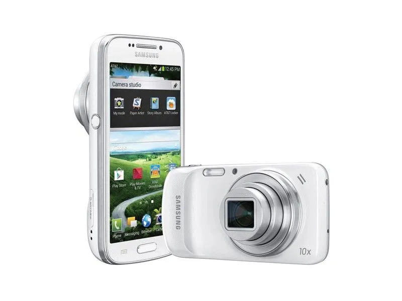 Hình ảnh quảng cáo Samsung Galaxy S4 Zoom với ống kính zoom lớn