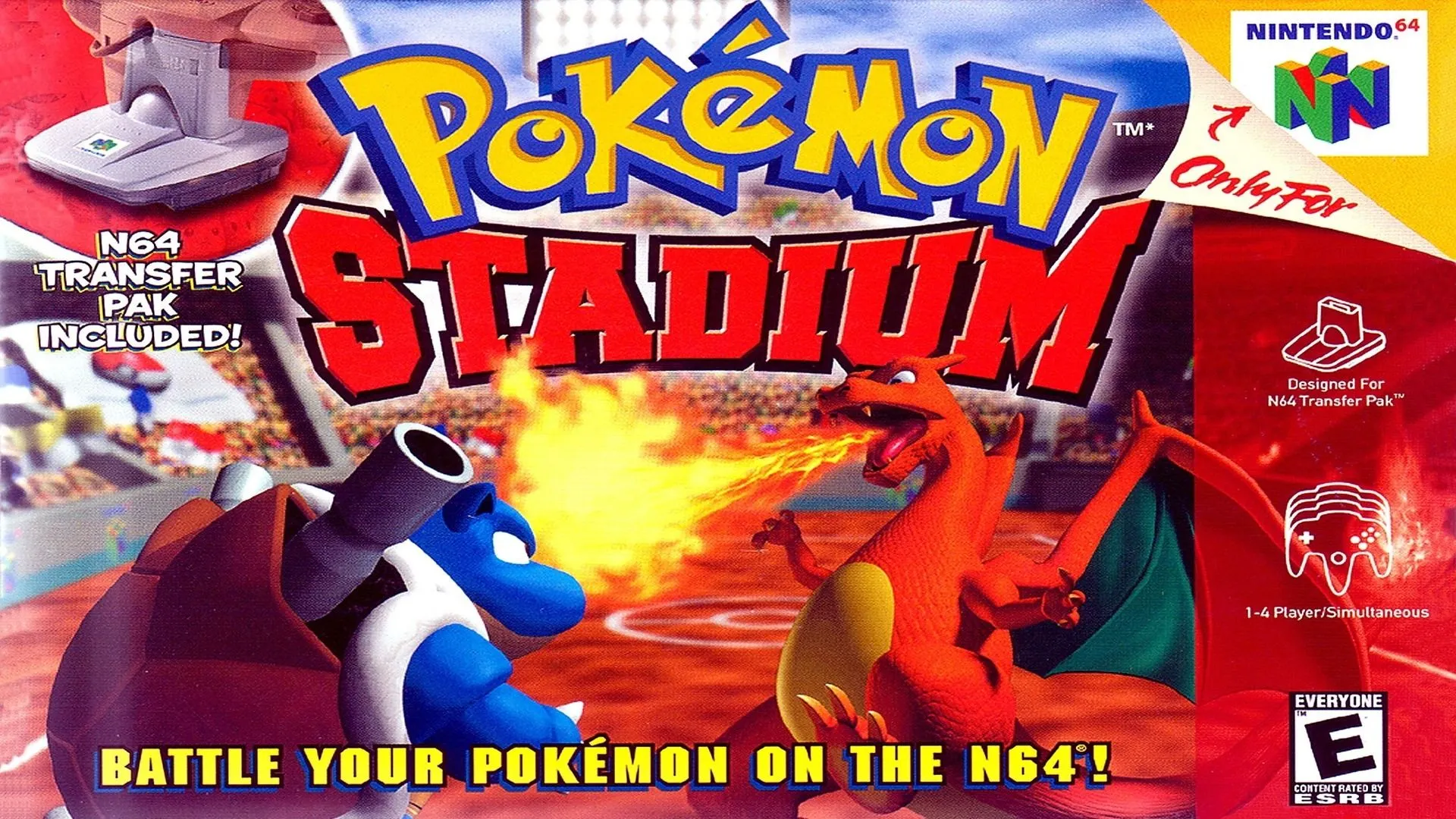 Hộp game Pokémon Stadium