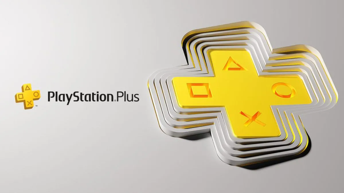 Logo dịch vụ PlayStation Plus, gói đăng ký game thủ cần để tận hưởng trọn vẹn các tựa game trên PS5.
