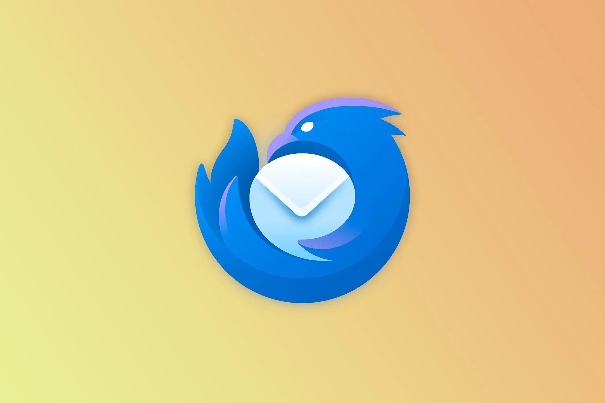 Logo Mozilla Thunderbird, đại diện cho ứng dụng email desktop và Android.