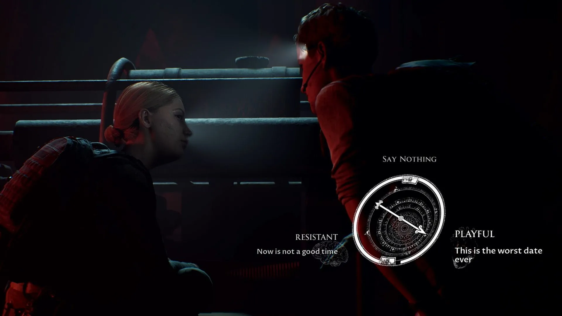 Người chơi đứng trước một lựa chọn gay cấn trong The Dark Pictures Anthology, một series game phiêu lưu kinh dị tương tác.