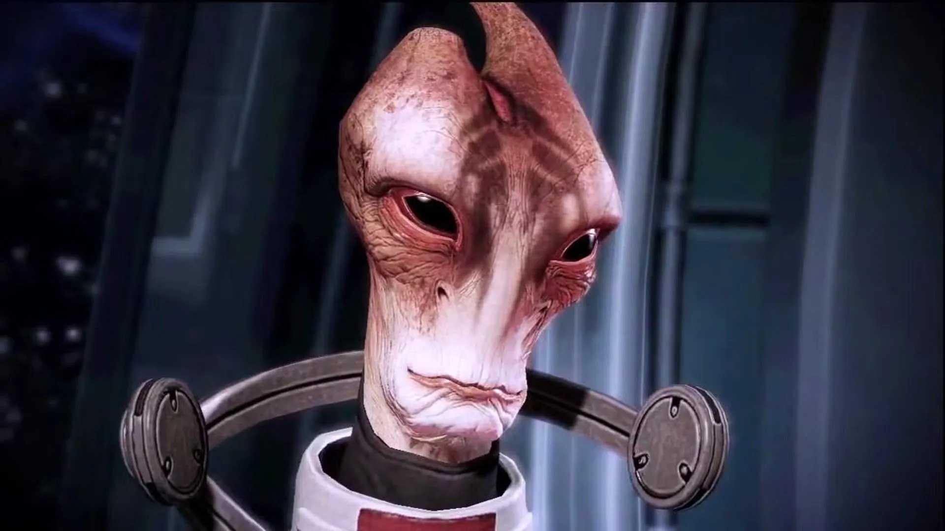 Nhân vật Mordin Solus trong Mass Effect 3, đại diện cho những lựa chọn khó khăn về số phận đồng đội.