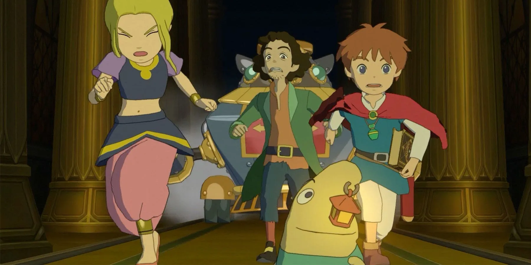 Ni no Kuni: Wrath of the White Witch Remastered, nhân vật chính Oliver và chú mèo
