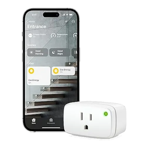 Ổ cắm thông minh Eve Energy Matter Smart Plug, một ví dụ về thiết bị không an toàn có thể dùng làm trung gian HomeKit.
