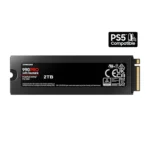 Ổ cứng SSD Samsung 990 PRO Heatsink 2TB PCIe 4.0 NVMe trên nền trắng