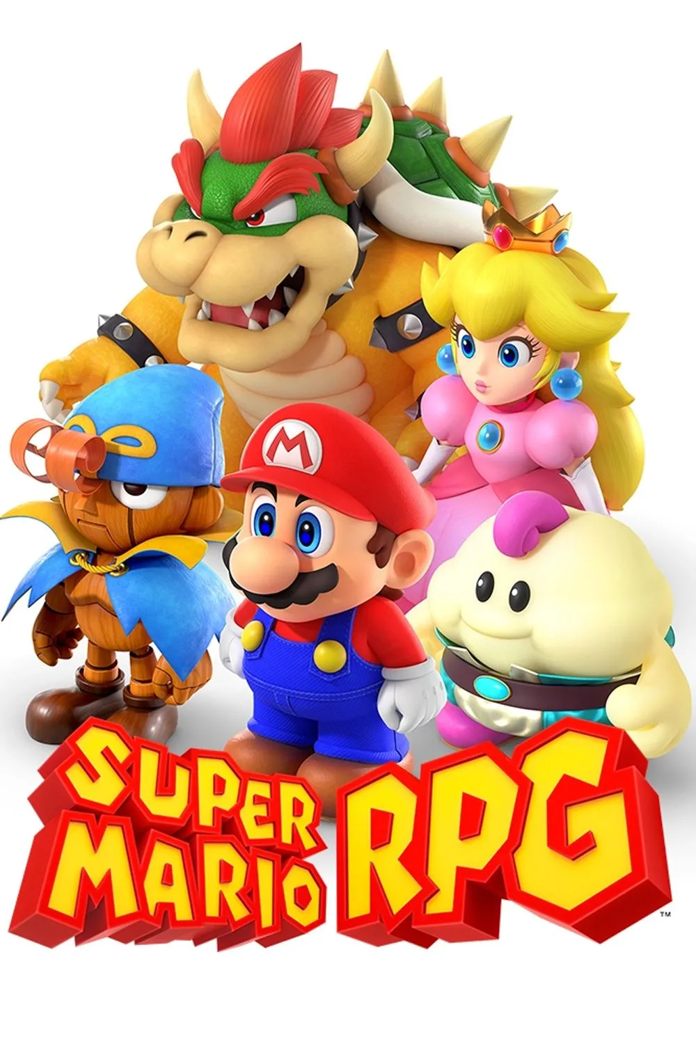 Super Mario RPG phiên bản Switch với đồ họa được làm lại đẹp mắt, thể hiện gameplay đơn giản, dễ tiếp cận.