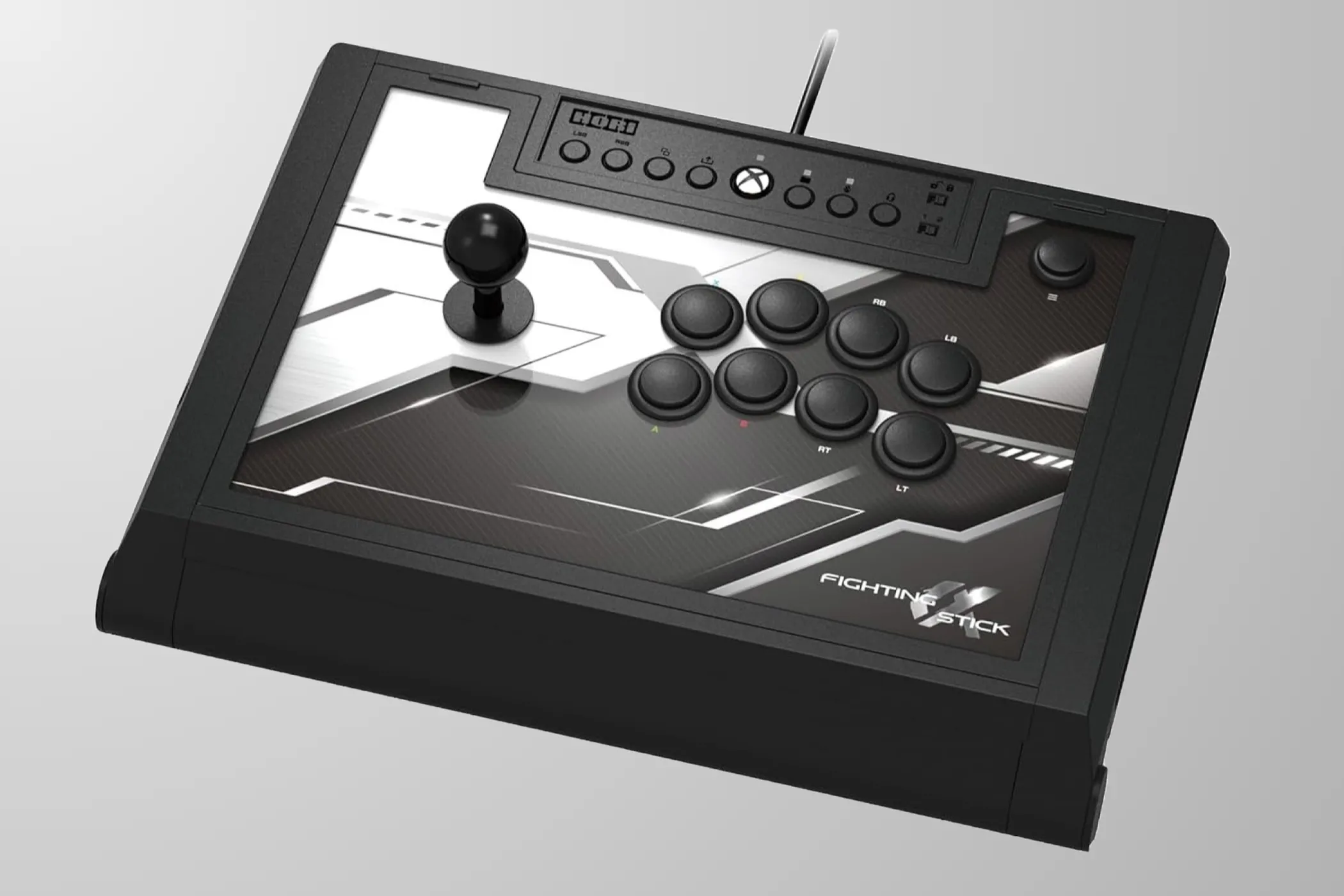 Tay cầm chơi game đối kháng HORI Fighting Stick Alpha màu đen, kết nối qua cổng USB