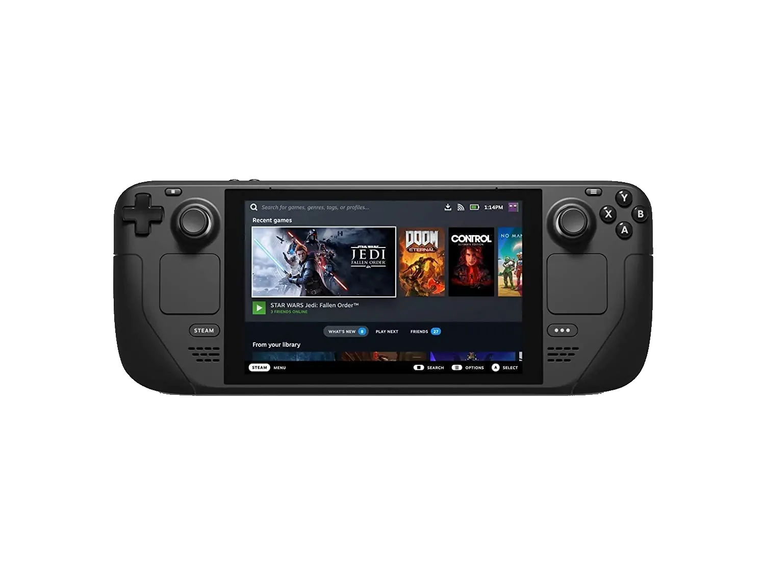 Thiết bị chơi game cầm tay Steam Deck của Valve, biểu tượng cho thành công phần cứng của công ty