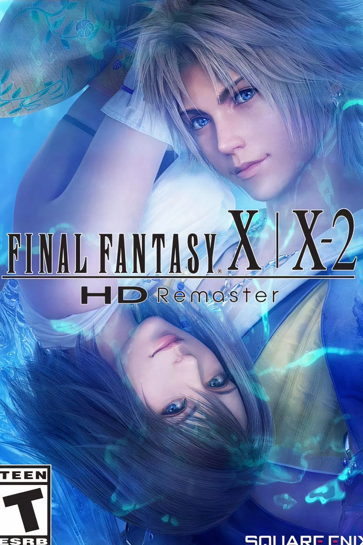 Tidus và Yuna trong cảnh Final Fantasy X lãng mạn