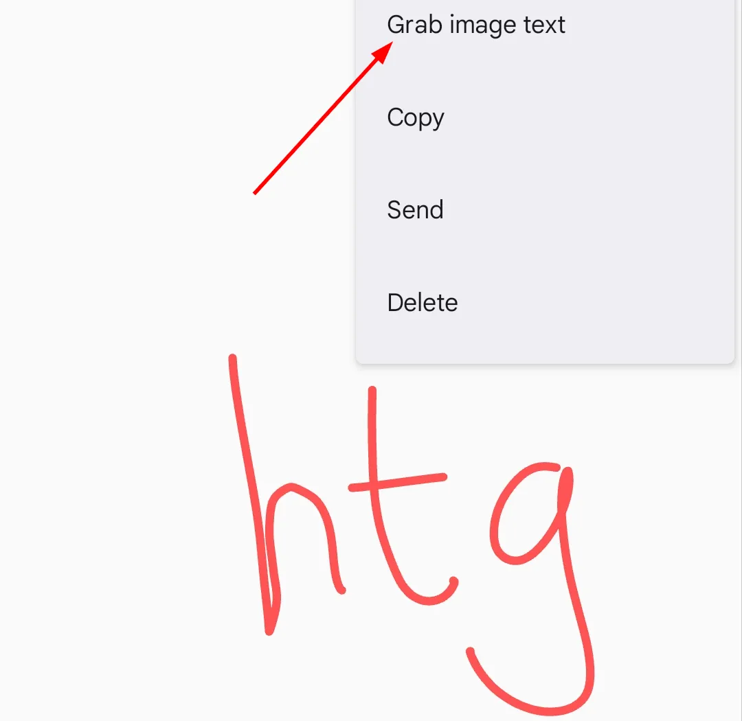Tính năng trích xuất văn bản từ hình ảnh hoặc bản vẽ trong Google Keep.