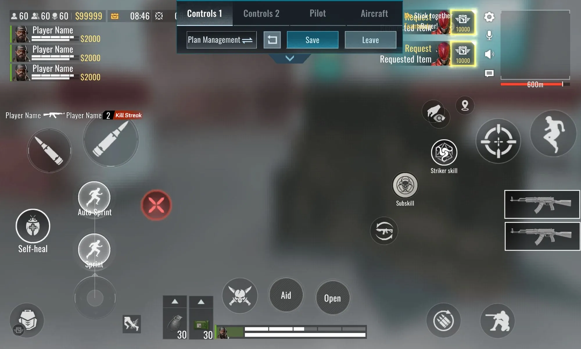 Tùy chỉnh bố cục điều khiển Blood Strike trên máy tính bảng Android dễ dàng hơn