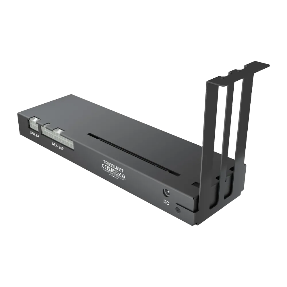 Vỏ eGPU mini TREBLEET Thunderbolt 3 nhỏ gọn và hỗ trợ GPU khe cắm kép