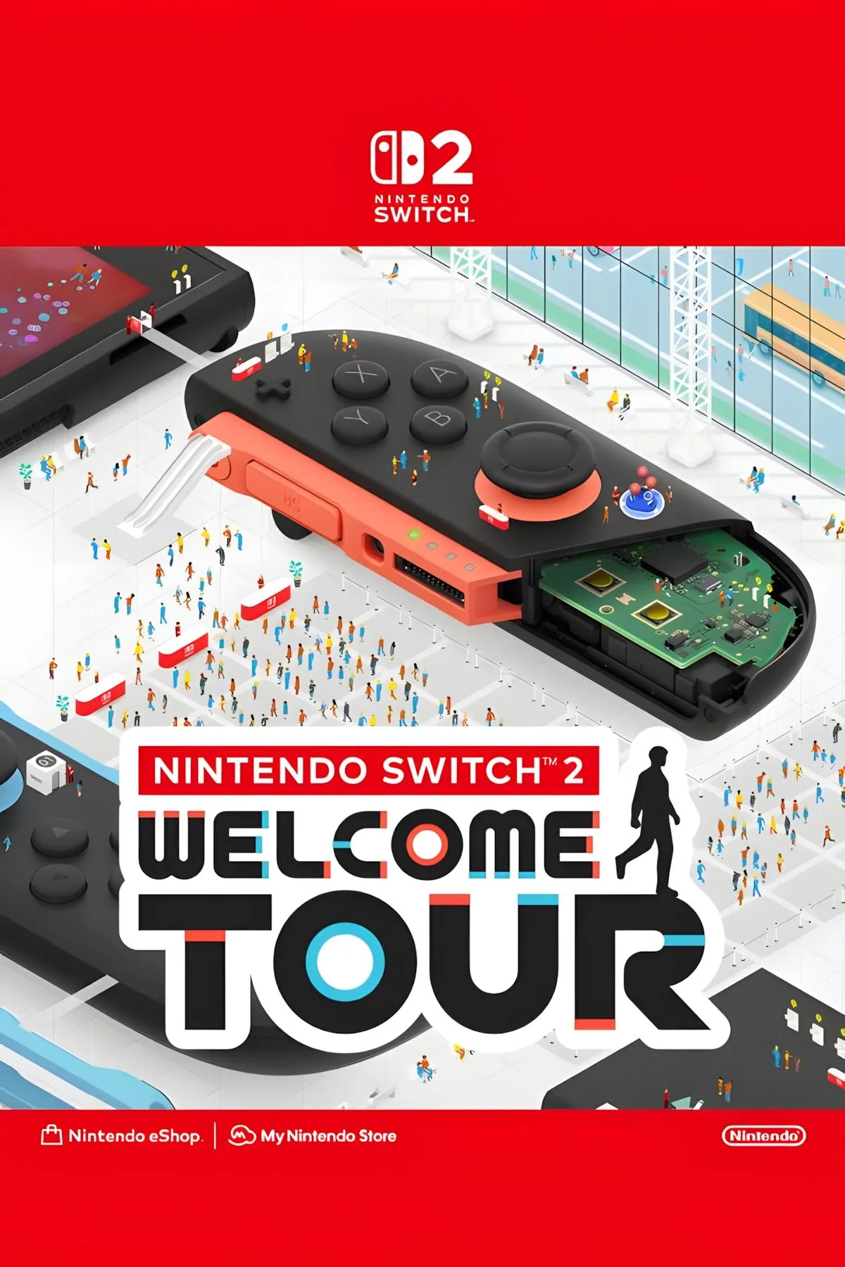Ảnh bìa chính thức của ứng dụng Nintendo Switch 2 Welcome Tour, giới thiệu nội dung hướng dẫn.
