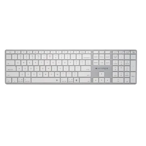 Bàn phím Hyper HyperSpace Bluetooth không dây với thiết kế quen thuộc và phím số