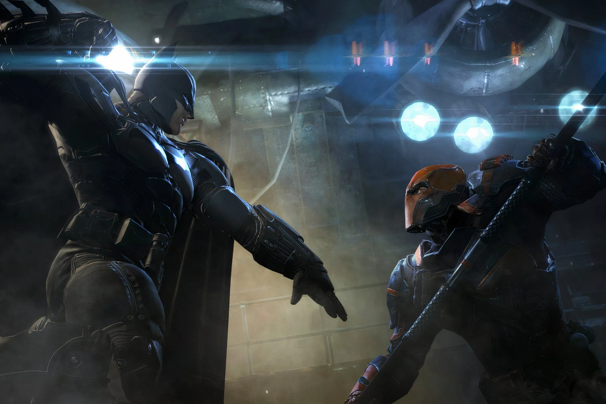 Batman Arkham Origins chiến đấu với Deadshot, tượng trưng cho game AAA chất lượng console trên di động