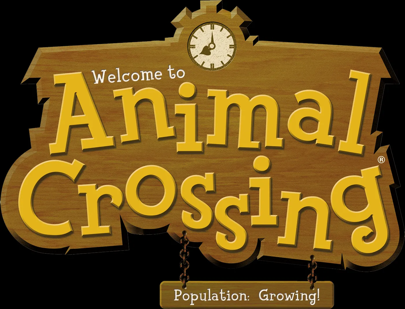 Biển hiệu thị trấn trong Animal Crossing, nơi người chơi có thể thu thập và chơi các tựa game NES cổ điển.