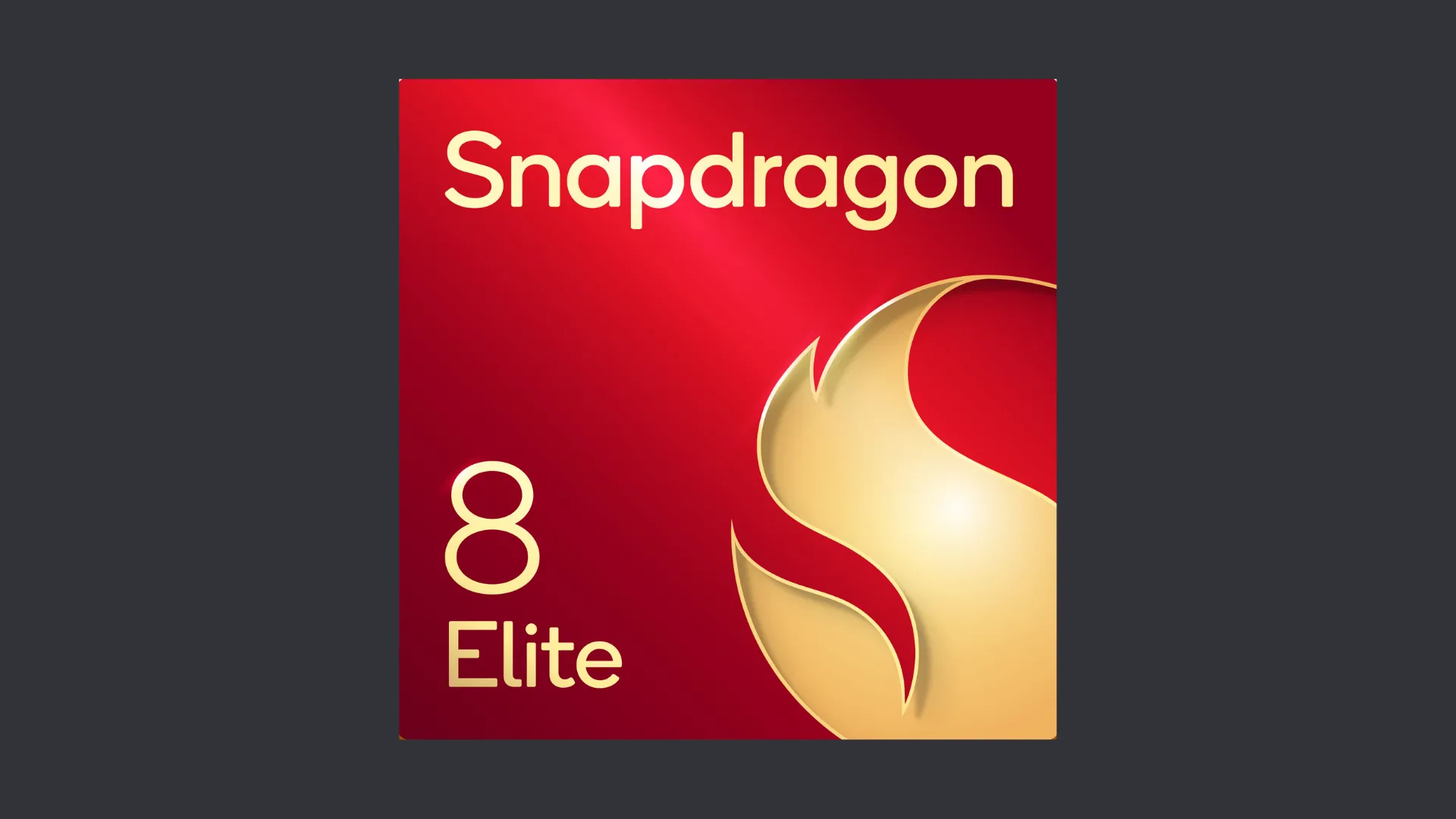 Biểu tượng chính thức của chipset Snapdragon 8 Elite, đại diện cho sức mạnh hiệu năng và khả năng xử lý vượt trội trên Galaxy S25 Edge.