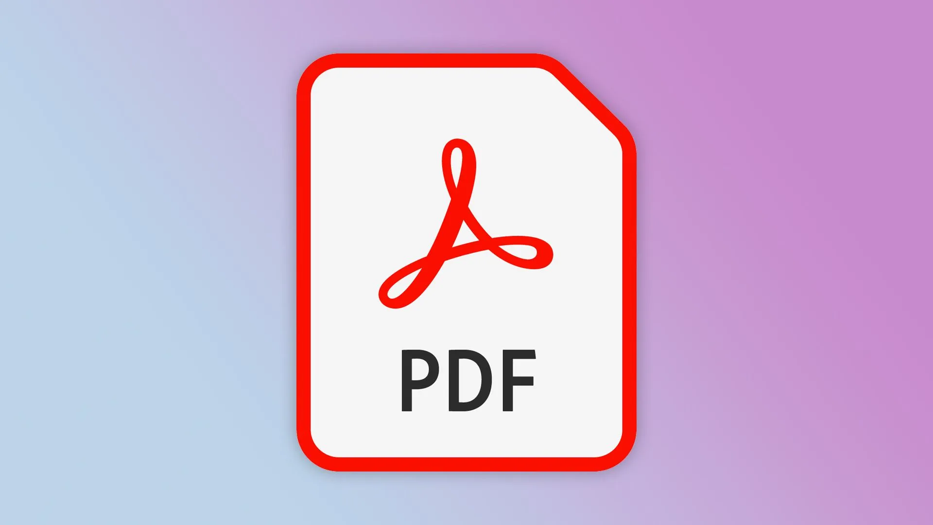 Biểu tượng file PDF, tượng trưng cho tính năng đính kèm PDF trực tiếp vào ghi chú Google Keep