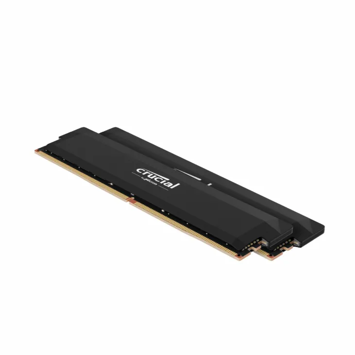 Bộ kit RAM Crucial Pro DDR5 32GB (2x16GB) 6000MHz CL36, một lựa chọn cân bằng về hiệu năng và giá trị cho hệ thống build PC.