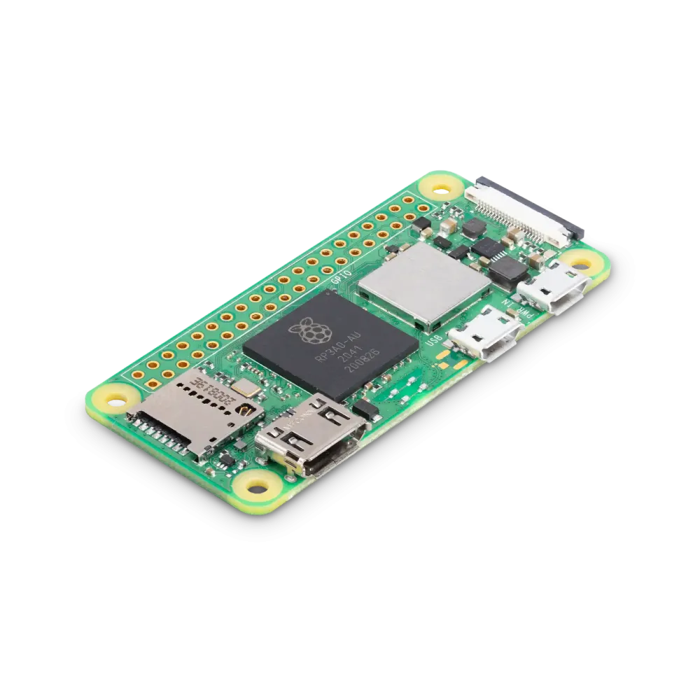 Bo mạch chủ Raspberry Pi Zero 2 W nhỏ gọn, minh họa khả năng chạy Linux trên phần cứng tối thiểu