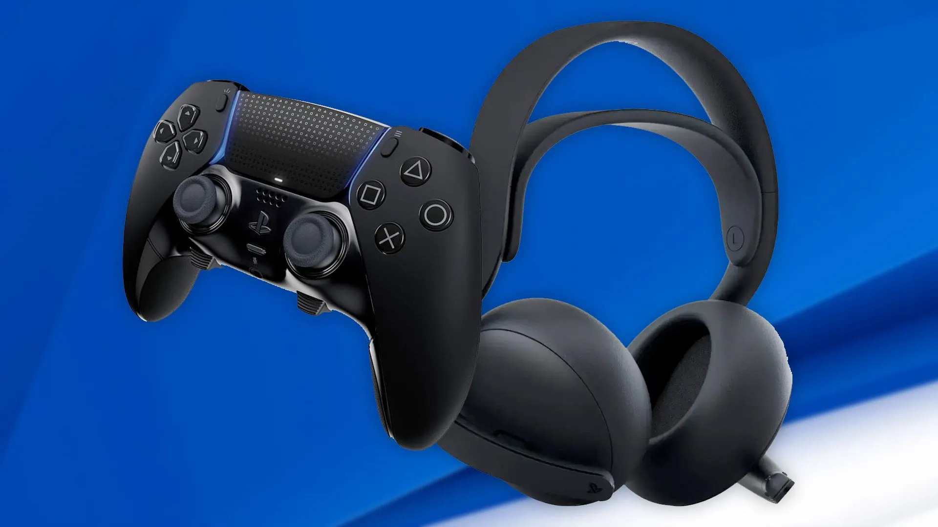 Các phụ kiện PlayStation 5 màu đen mới: tay cầm DualSense, tai nghe Pulse 3D và vỏ đĩa