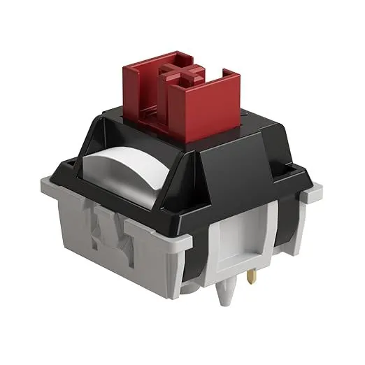 Cận cảnh switch Akko Dracula, một lựa chọn phổ biến cho bàn phím cơ