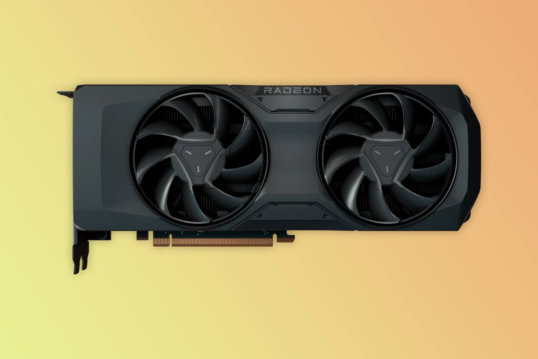 Card đồ họa AMD Radeon RX 7800 XT minh họa công nghệ FSR hỗ trợ chơi game trên Mac Apple Silicon