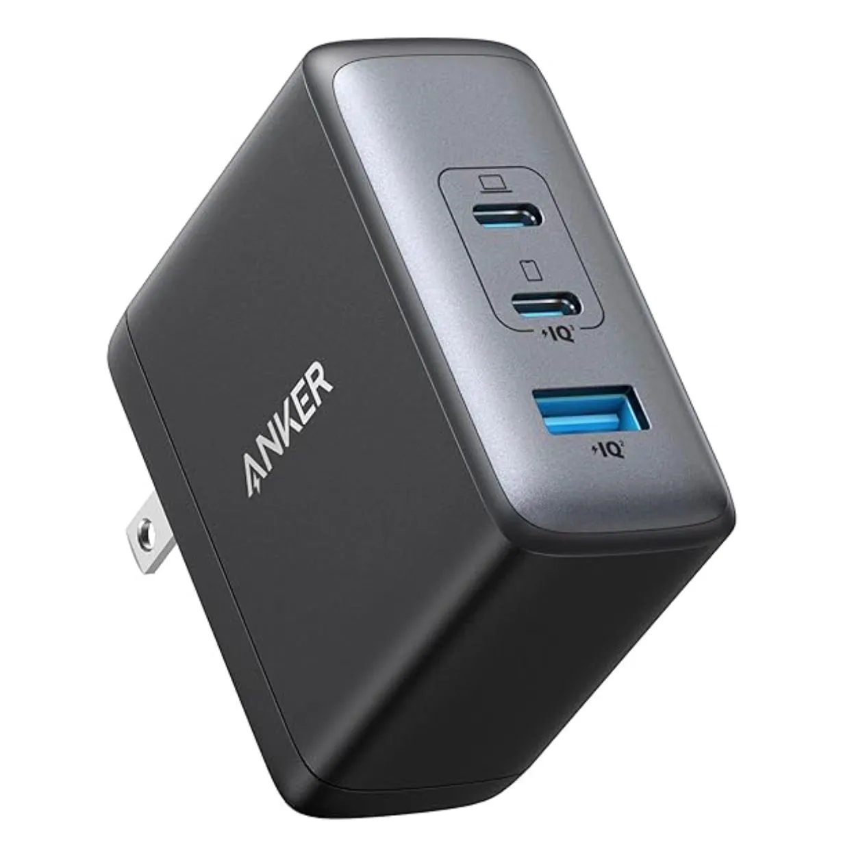 Cục sạc tường Anker 100W GaN nhỏ gọn, mạnh mẽ, sạc nhanh cho MacBook và các thiết bị USB-C khác.