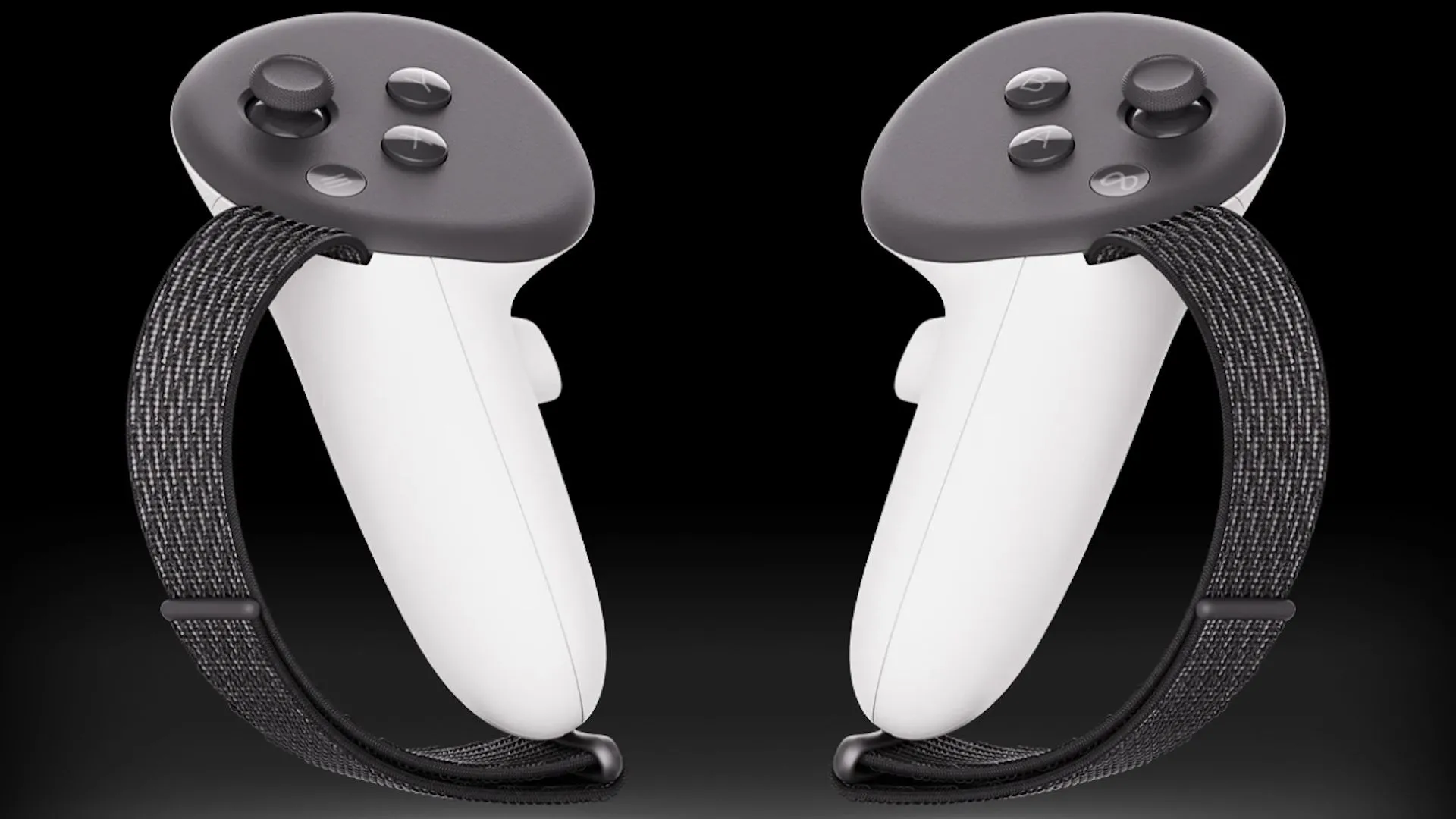 Dây đeo tay Active Straps màu đen gắn trên bộ điều khiển Meta Quest 3 Touch Plus