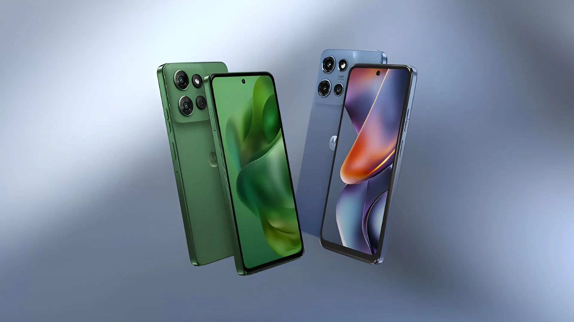 Điện thoại Motorola Moto G 2025 màu xanh than, thiết kế mặt lưng và camera sau