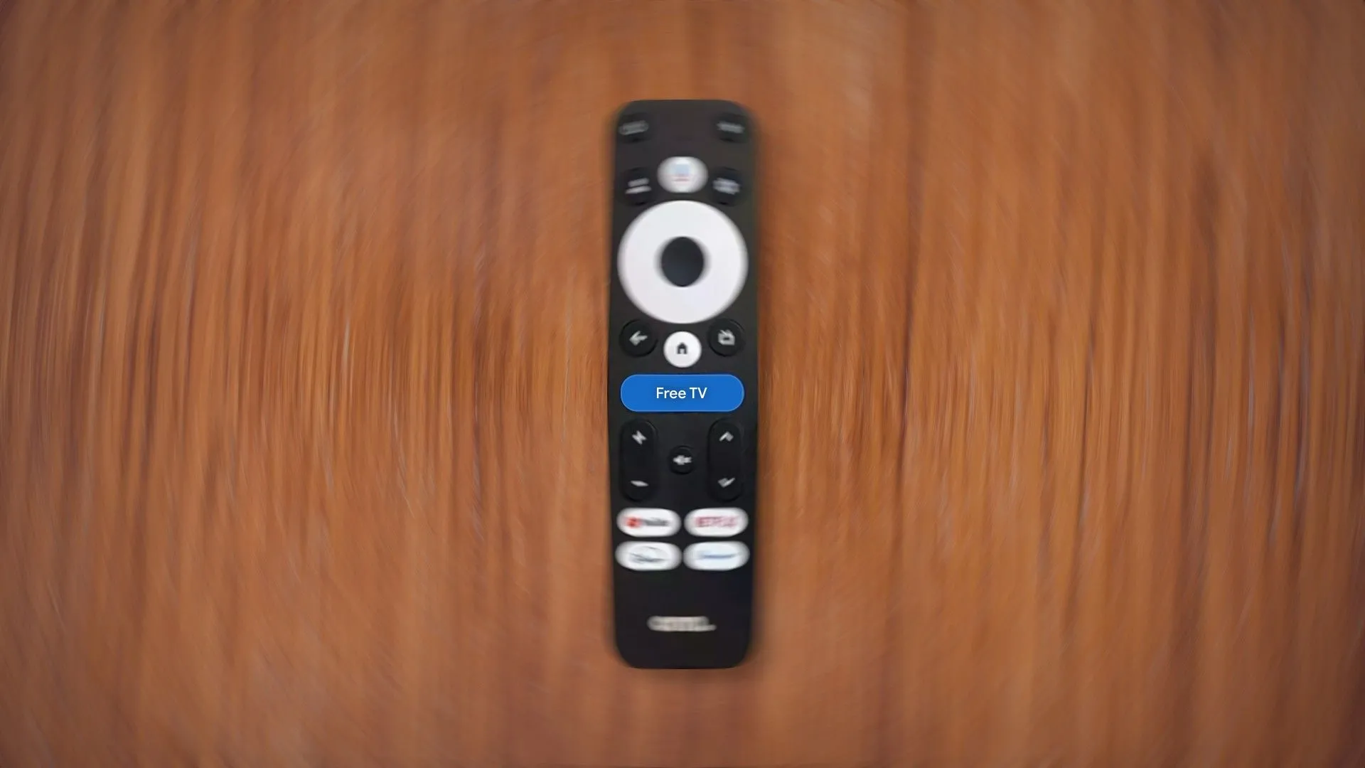 Điều khiển Google TV với nút &quot;Free TV&quot; nổi bật ở giữa, tính năng sẽ được yêu cầu trên tất cả các thiết bị Google TV tương lai