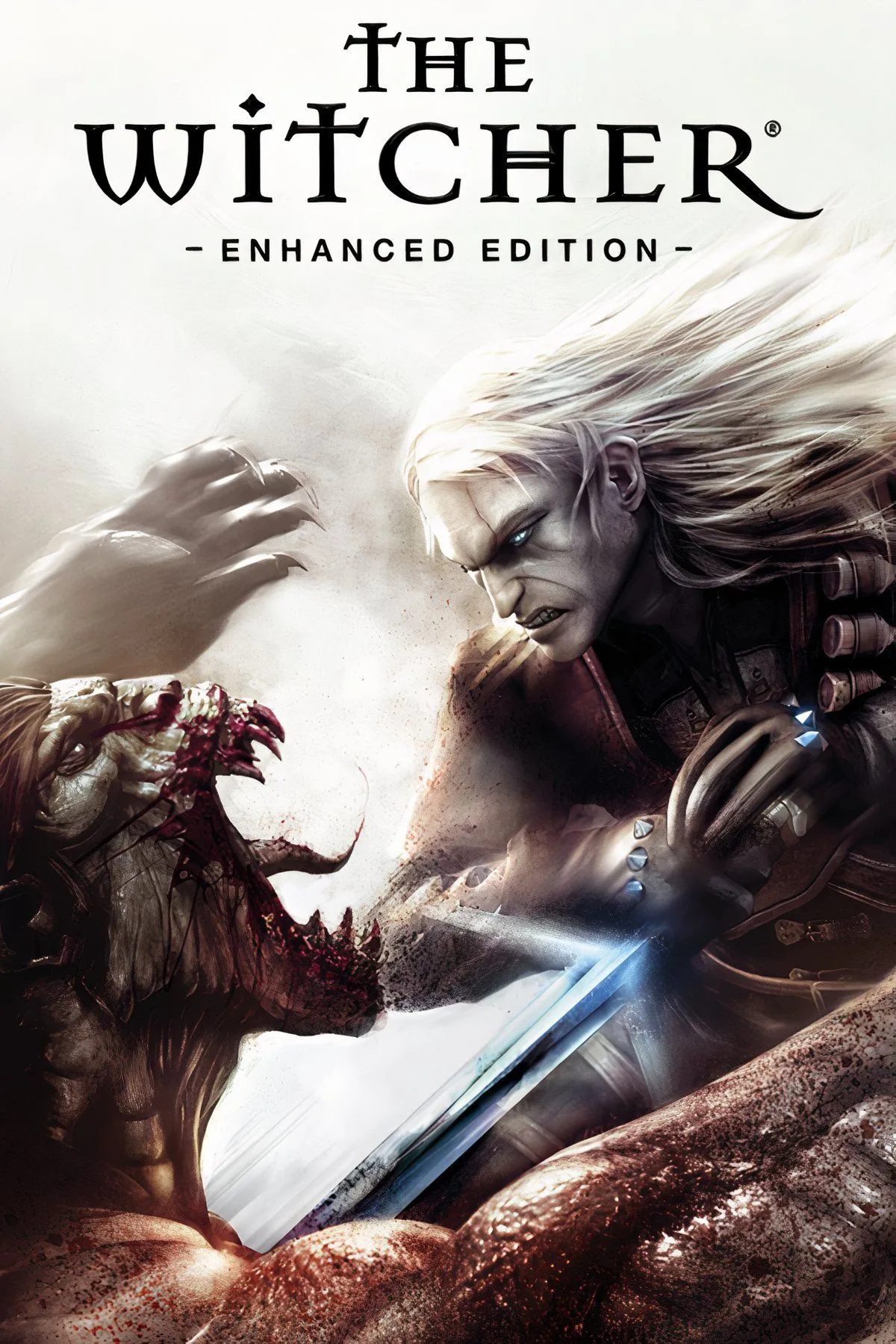 Geralt xứ Rivia trong game The Witcher, nhân vật chính từ tiểu thuyết của Andrzej Sapkowski