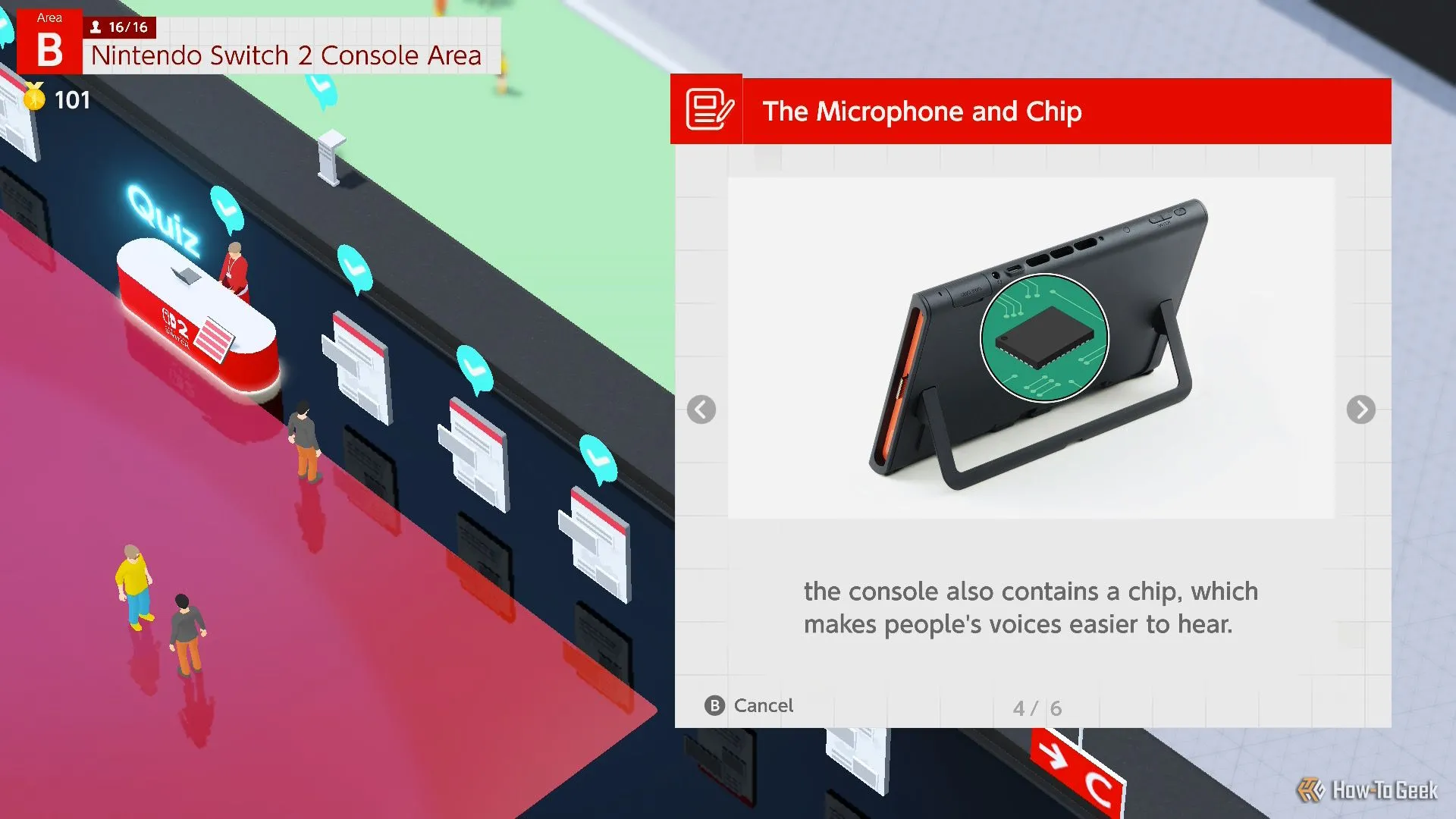 Giải thích về chip microphone chuyên dụng trên Nintendo Switch 2 để cải thiện chất lượng âm thanh.
