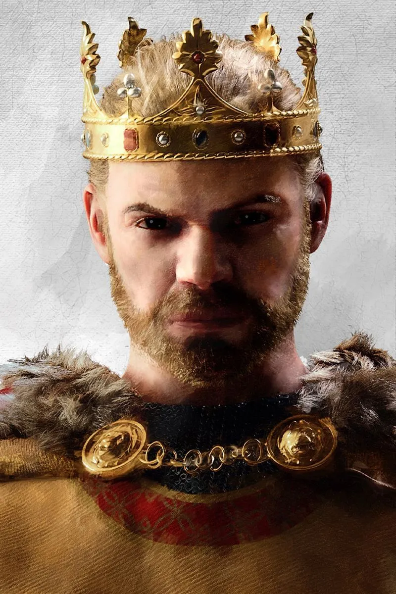 Giao diện bản đồ thế giới trong Crusader Kings 3, hiển thị các lãnh thổ và các nhân vật hoàng gia
